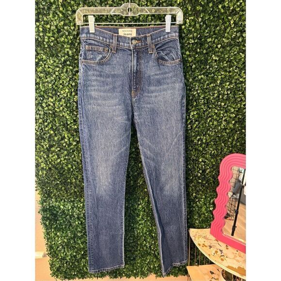 Reformation Liza High Rise Straight Jeans in Laguna 25 - Picture 1 of 6